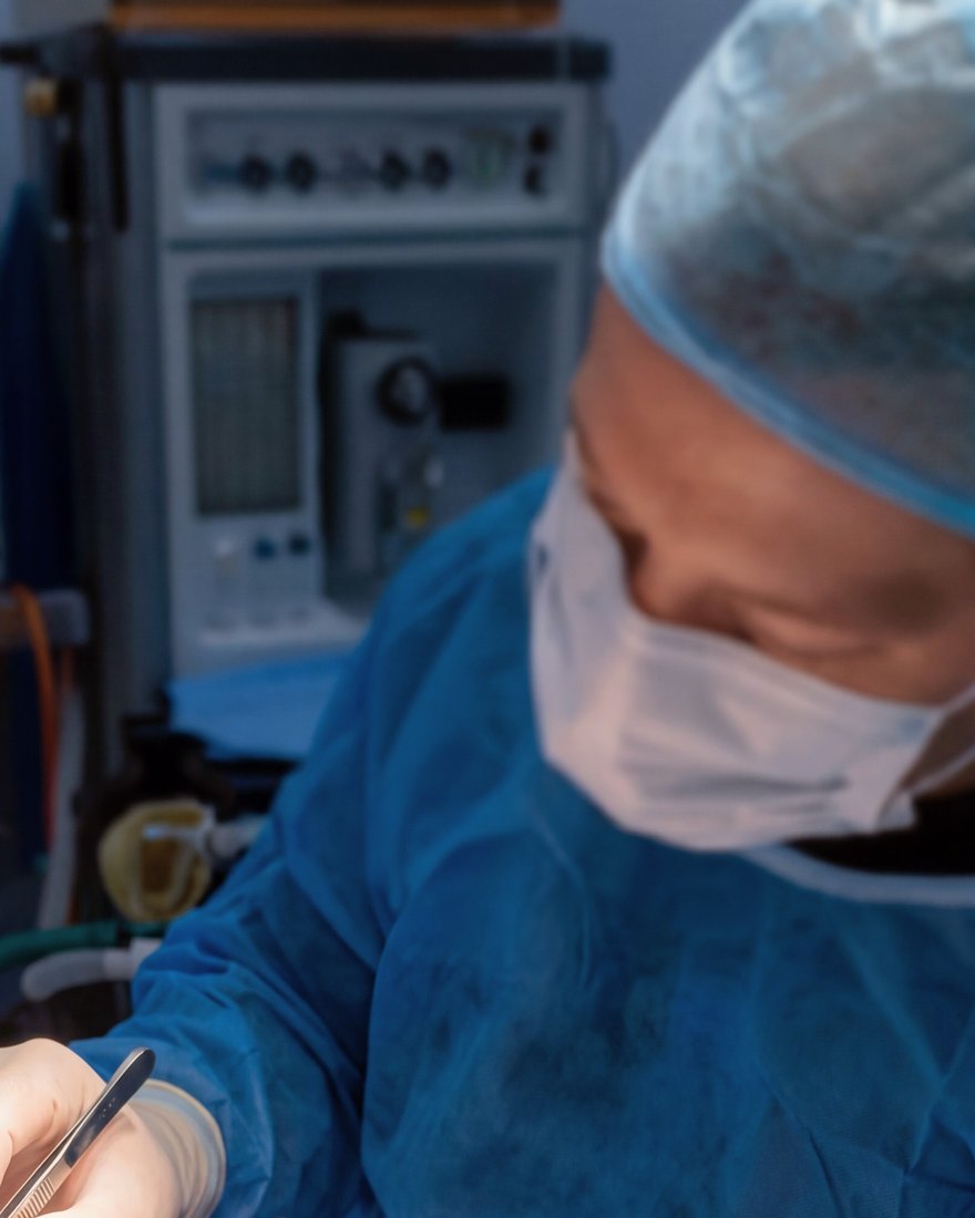 Dr. Vincent ElKhoury in the operating room